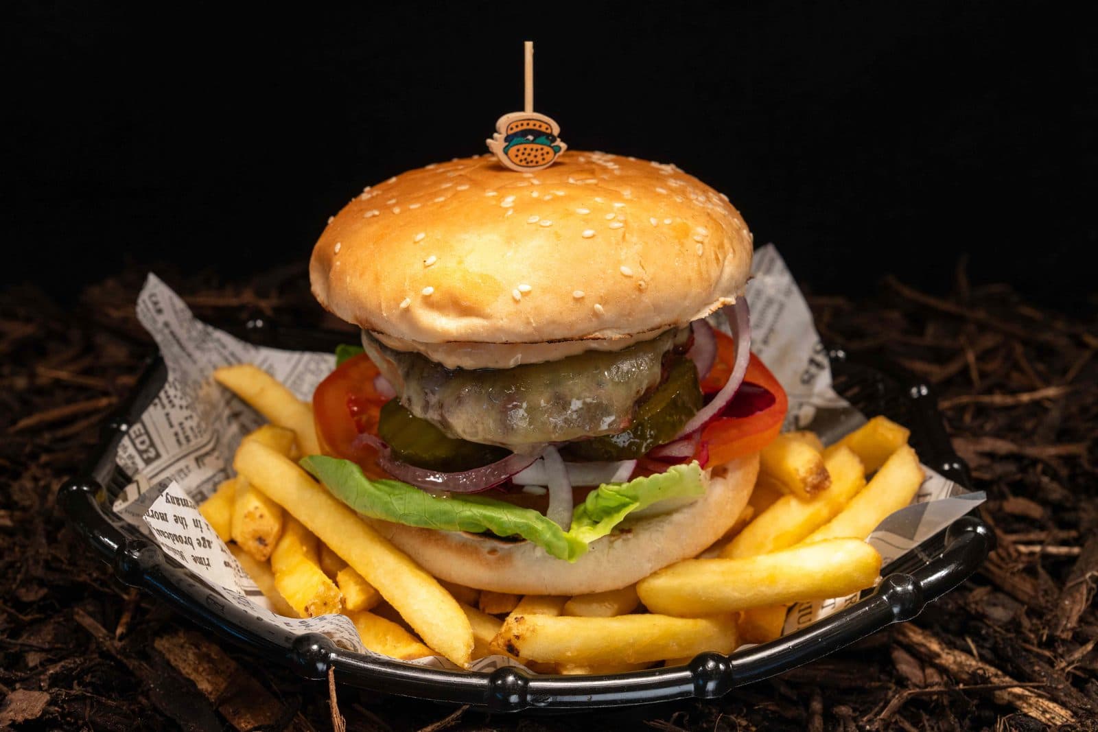 The Classic burger at Street Bites Bournemouth
